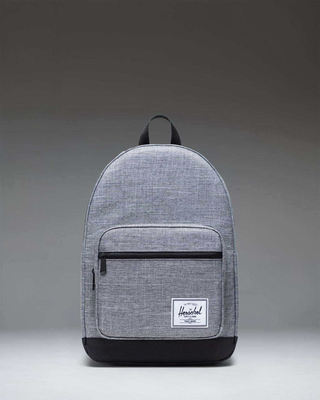 Herschel Pop Quiz Backpack Raven Crosshatch 25L - front view