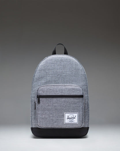 Herschel Pop Quiz Backpack Raven Crosshatch 25L - front view