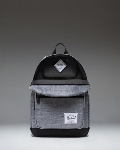 Herschel Pop Quiz Backpack Raven Crosshatch 25L - detail view