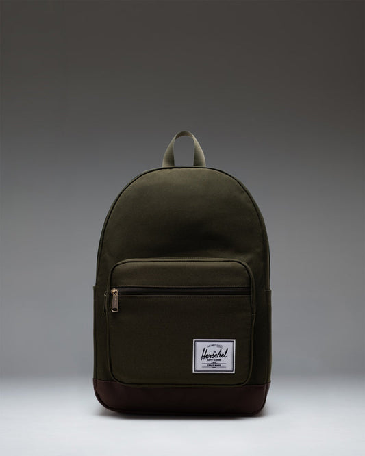 Herschel Pop Quiz Backpack Ivy Green/Chicory Coffee - front view