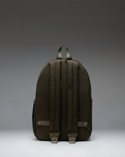 Herschel Pop Quiz Backpack Ivy Green/Chicory Coffee - side/detail view