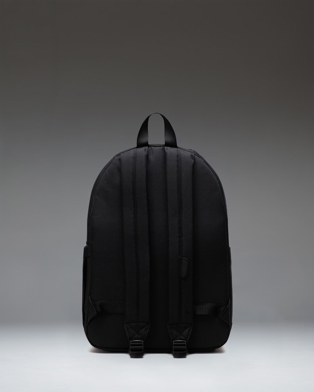 Herschel Pop Quiz Backpack Black Tonal 25L - side view