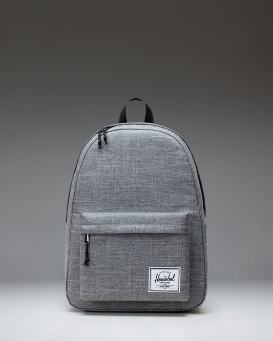 Herschel Classic XL Backpack in Raven Crosshatch, 26L, white background studio shot — BambiniJO Jordan