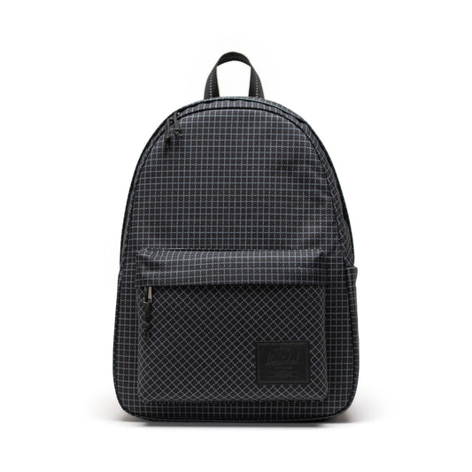Herschel Classic XL Backpack in Grid - Black, 30L, white background studio shot — BambiniJO Jordan