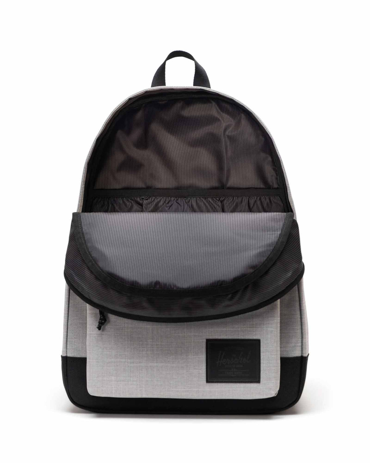 Herschel Classic XL Backpack Varsity Grey Crosshatch 30L - side view