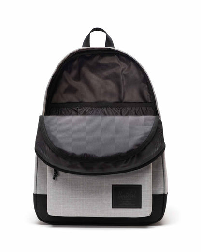 Herschel Classic XL Backpack Varsity Grey Crosshatch 30L - side view