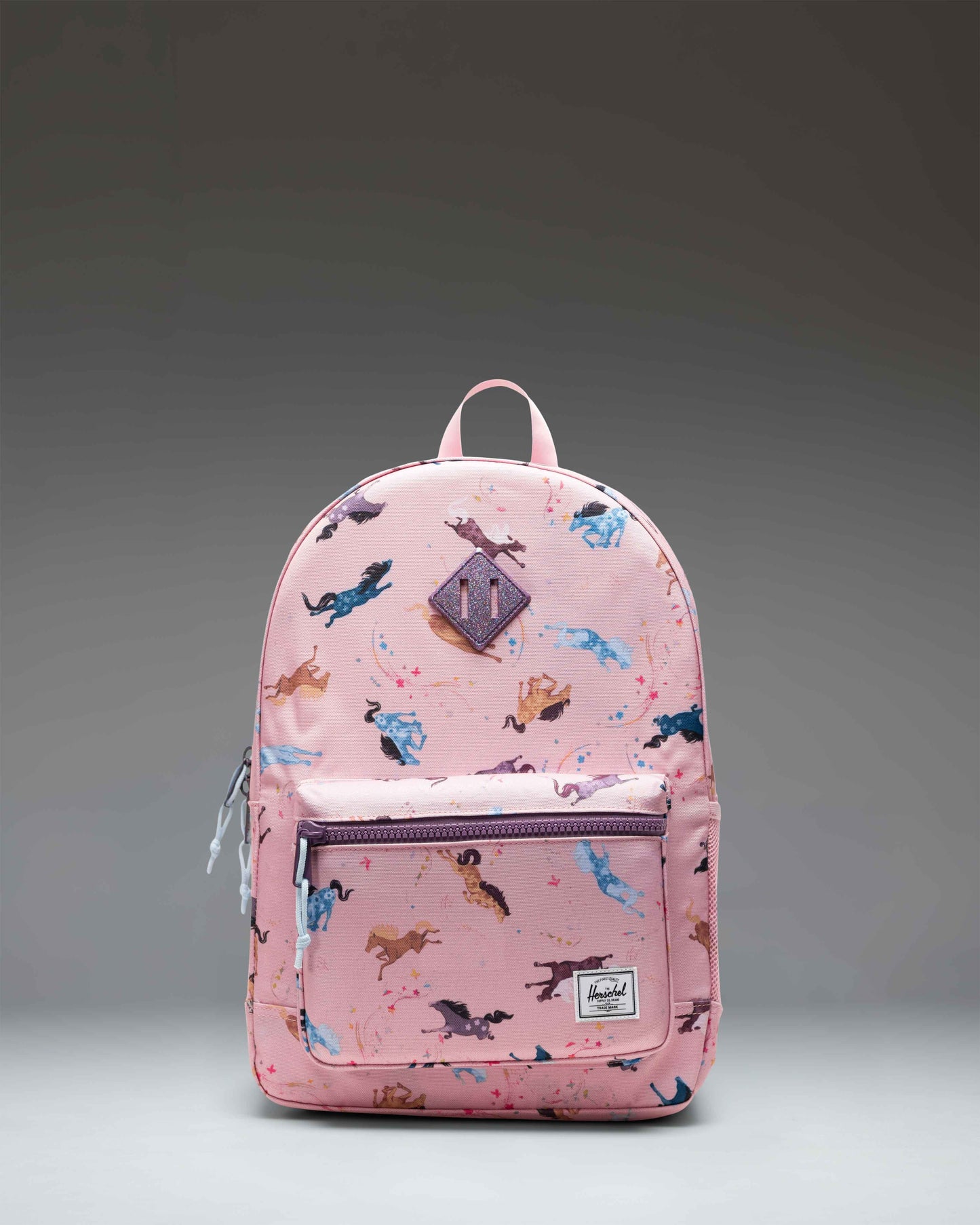 Herschel Heritage Youth X-Large Backpack in Wild Horses print - front studio shot