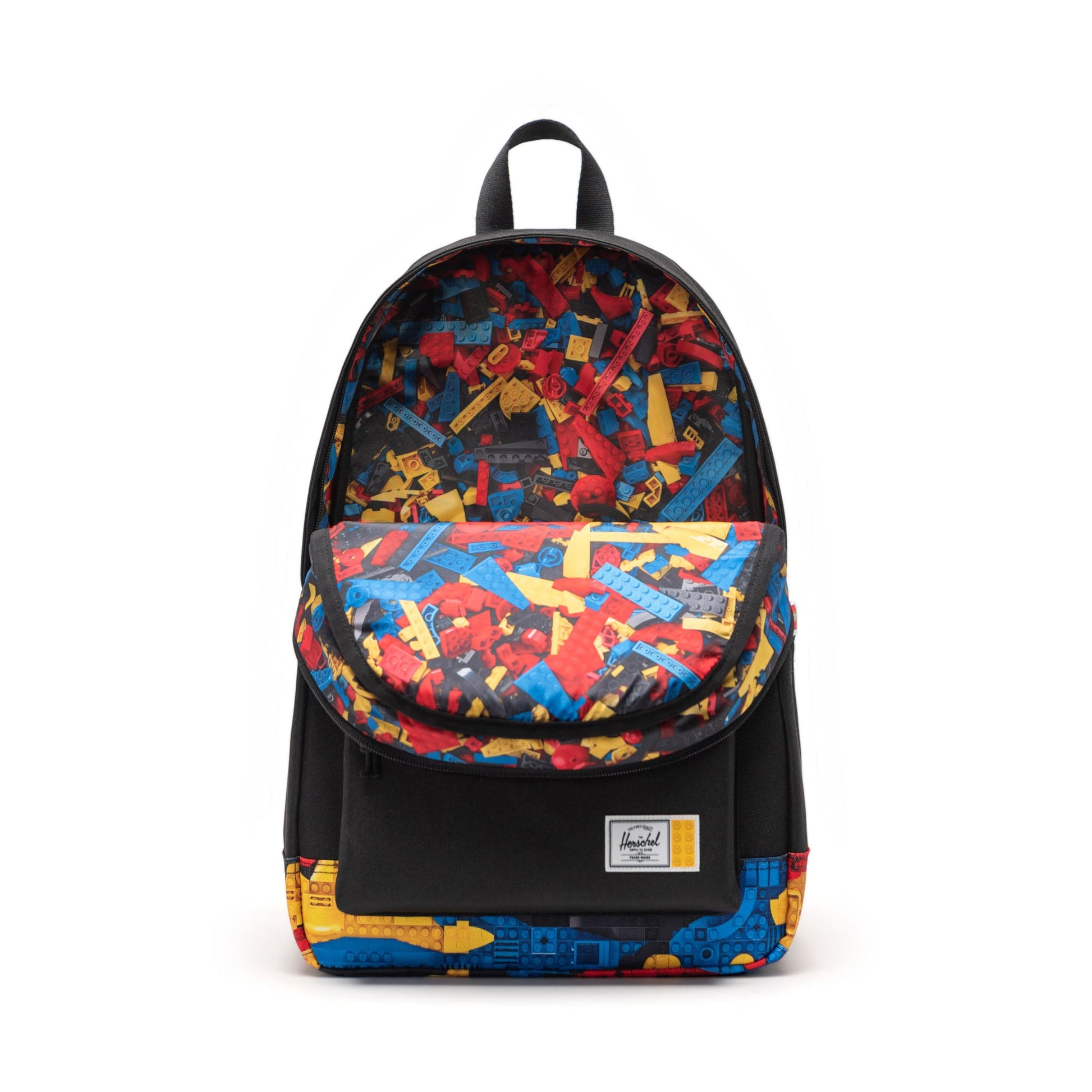 Herschel LEGO Heritage Backpack Abstract Bricks - side/detail view