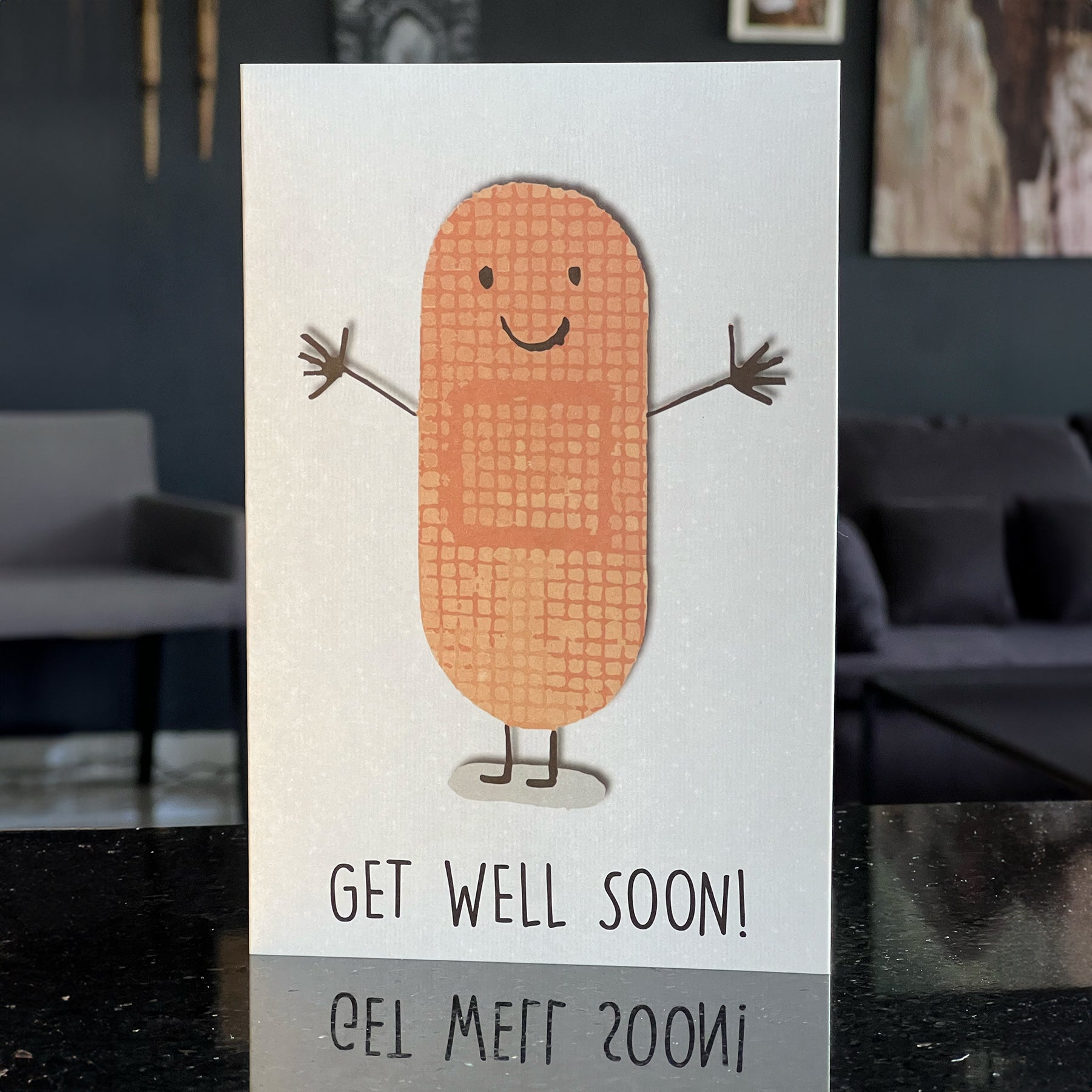 Greeting Card | Get Well Soon | BAND AID Greeting Card | Get Well Soon | BAND AID