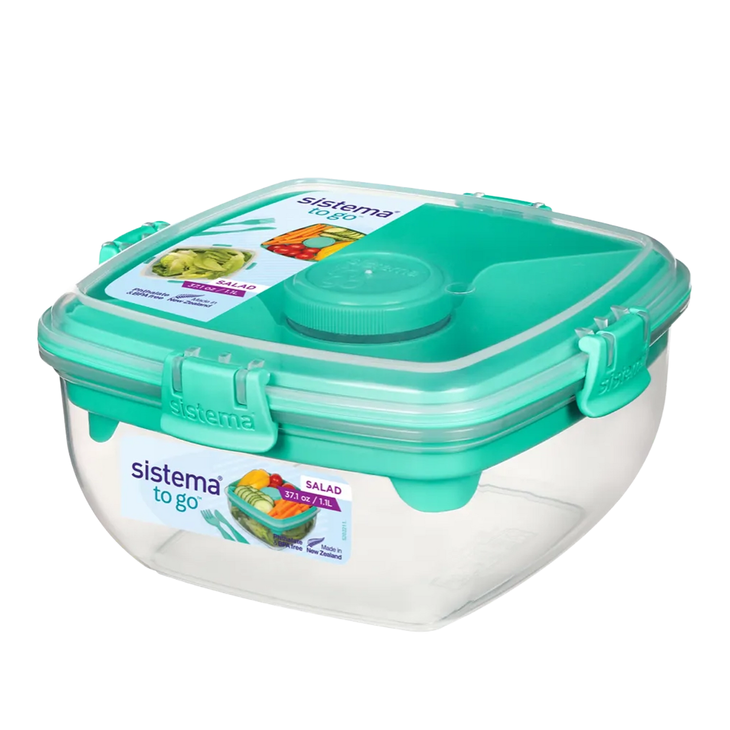 Sistema - Salad To Go 1.1L - Teal
