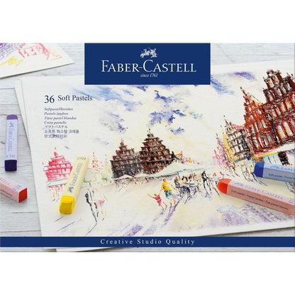 Faber-Castell soft pastels wallet of 36