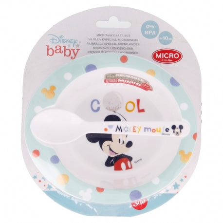 Stor - Toddler Micro Set- Bowl & Spoon | COOL LIKE MICKEY