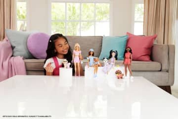 Barbie Twinning Looks Doll with Pet Dog Pink Gingham - alternate image — BambiniJO Jordan