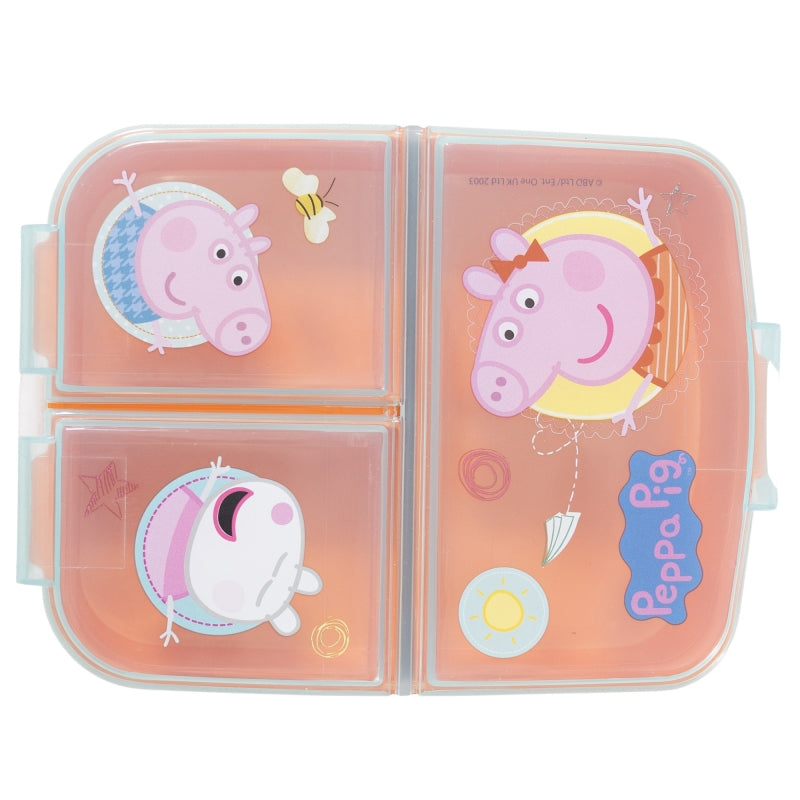 Stor - Multi Compartment Sandwich Box | PEPPA PIG CORE