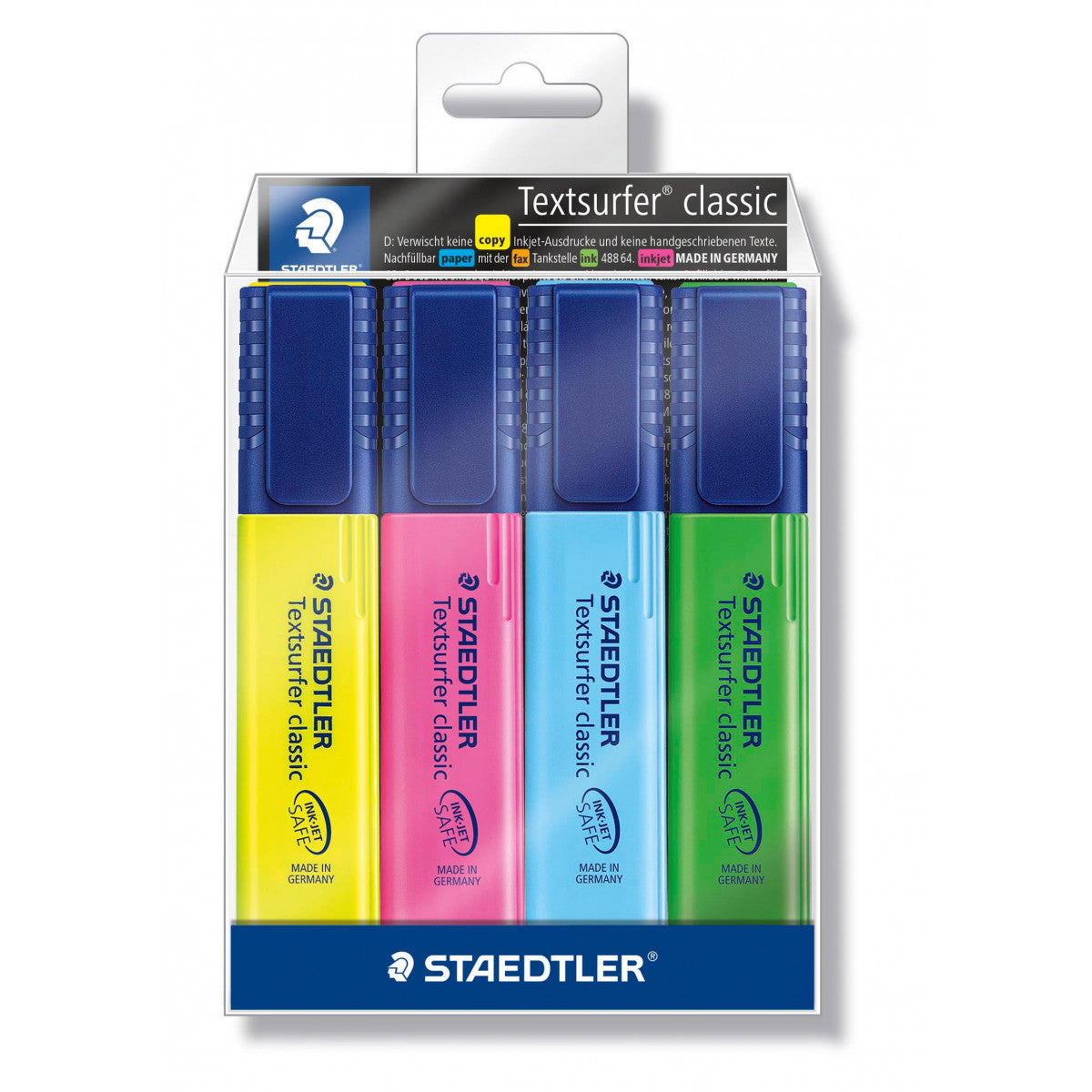 Staedtler - Textsurfer Classic Highlighters | Set of 4 Staedtler - Textsurfer Classic Highlighters | Set of 4