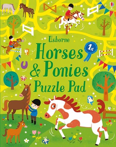 Horses and Ponies Puzzles Pad - Usborne