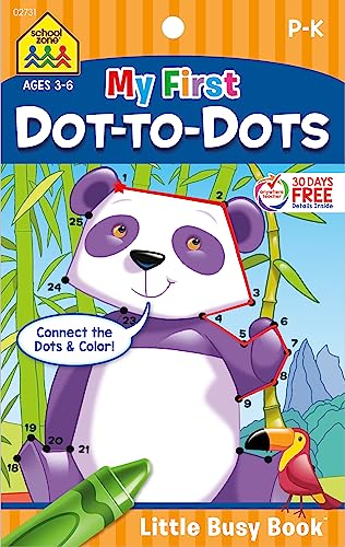 My First Dot-to-Dots Little Busy Book Ages 3-6