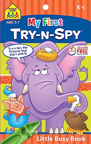 My First Try & Spy Little Busy Book Ages 5-7