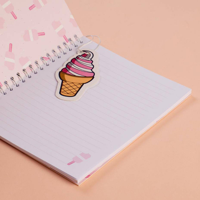Mofkera | مفكرة | Trendy Wire Notebook - Ice Cream