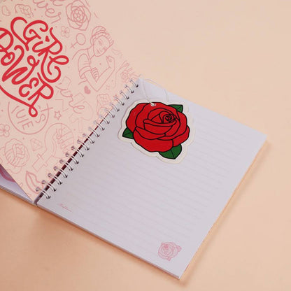 Mofkera | مفكرة | Trendy Wire Notebook - Rose