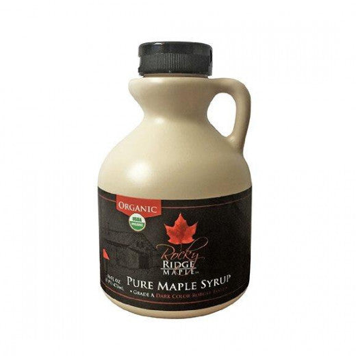 Rocky Ridge - Organic Maple Syrup Dark Color Grade A | 473ml Rocky Ridge - Organic Maple Syrup Dark Color Grade A | 473ml