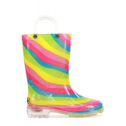 Western Chief Kids Rainbow Rain Boots | Light Up