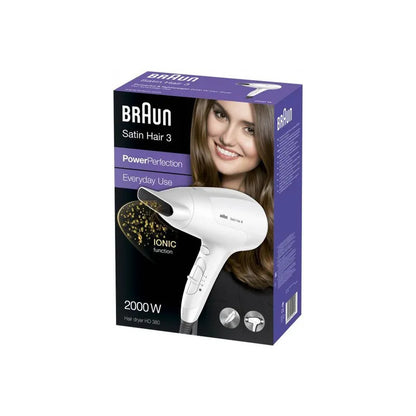 Braun - Satin Hair 3 HD380 Hair Dryer With Ionic Function