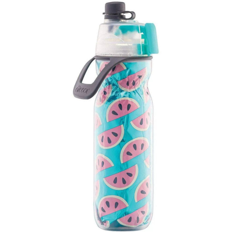O2COOL - Mist N' Sip Insulated Bottle - 591ml - Watermelon O2COOL - Mist N' Sip Insulated Bottle - 591ml - Watermelon