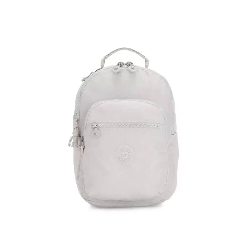 Kipling SEOUL S Backpack with Tablet Compartment, Curiosity Grey - front view