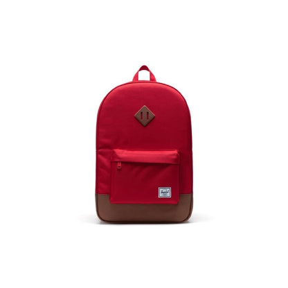 Herschel Heritage Backpack in Red/Saddle Brown