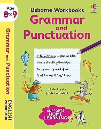دفاتر عمل Usborne: القواعد وعلامات الترقيم ٨-٩ | 8-9 سنوات دفاتر عمل Usborne: القواعد وعلامات الترقيم ٨-٩ | 8-9 سنوات