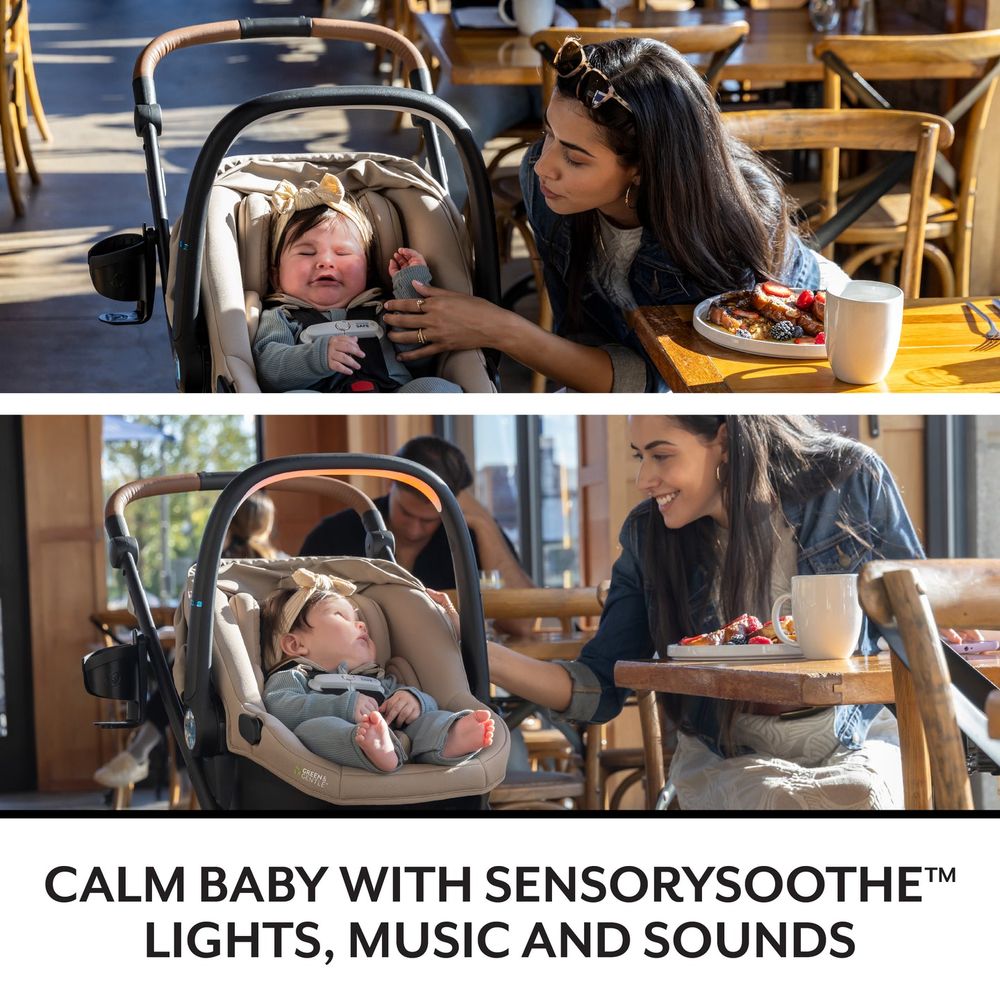 Evenflo - Shyft Intuiti+ Travel System with Revolve180 LiteMax NXT Infant Car Seat | Black