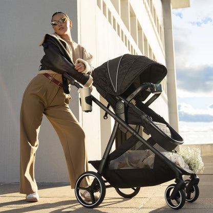 Evenflo - Shyft Intuiti+ Travel System with Revolve180 LiteMax NXT Infant Car Seat | Black