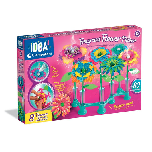 Clementoni Fragrant Flowers craft kit contents