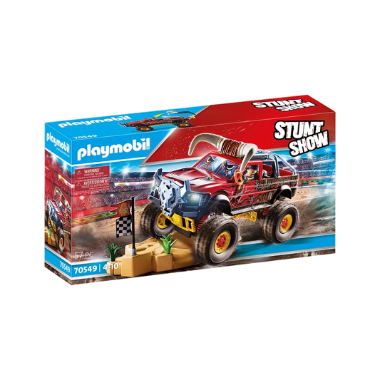 Playmobil - Stunt Show Bull Monster Truck- 57 Pcs | 4Y+