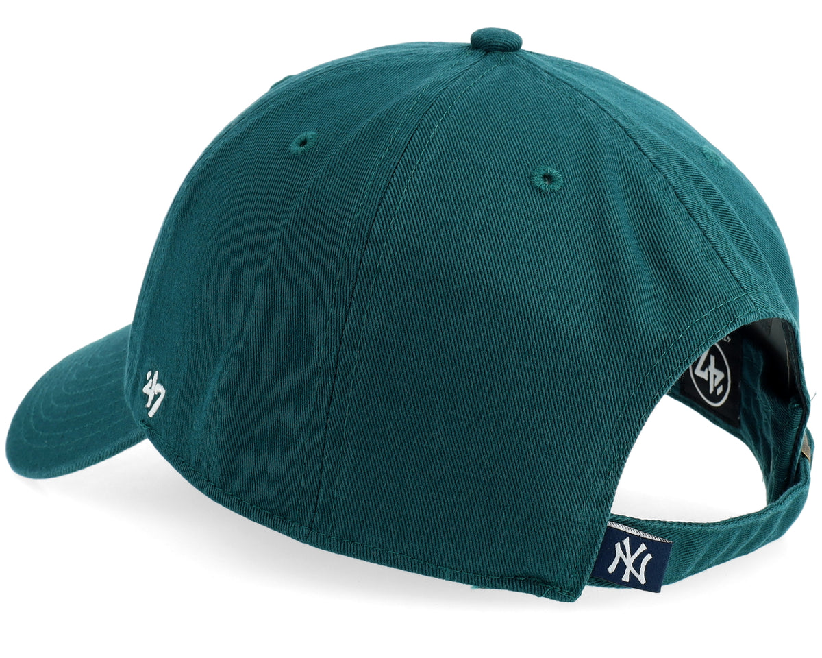47 Brand New York Yankees Clean Up Cap - Pacific Green, back view