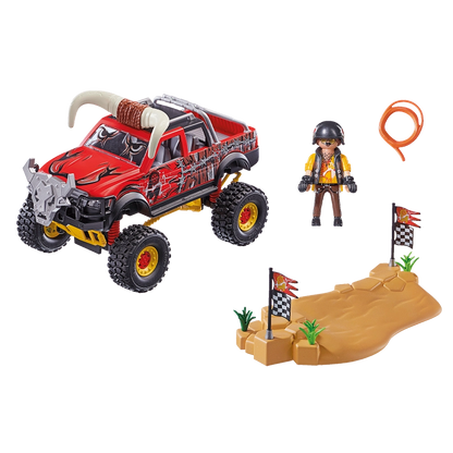 Playmobil - Stunt Show Bull Monster Truck- 57 Pcs | 4Y+