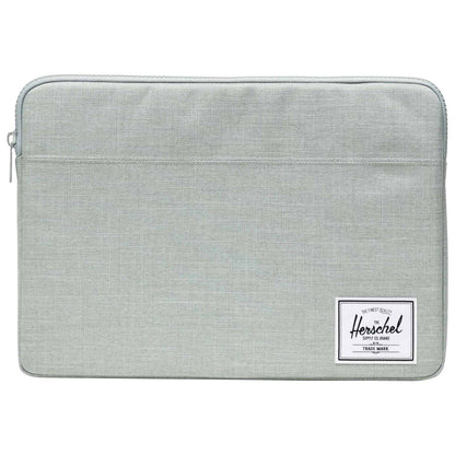 Herschel Anchor Laptop Sleeve 15-16 Inch in Iceberg Green Crosshatch - front flat view