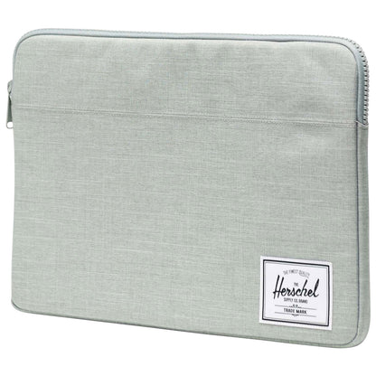 Herschel Anchor Laptop Sleeve 15-16 Inch in Iceberg Green Crosshatch - 3/4 angle view