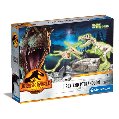 Clementoni Jurassic World T-Rex & Pteranodon Dig Kit