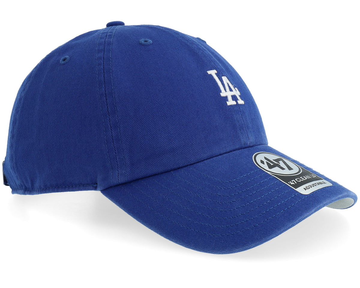 47 Brand Los Angeles Dodgers Base Runner Clean Up Cap Royal/White - side