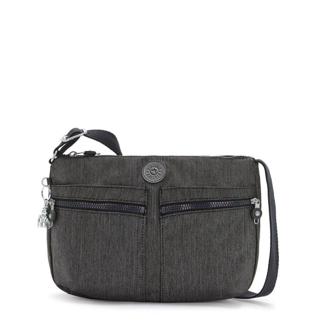 Kipling IZELLAH Crossbody Bag Black Peppery Medium