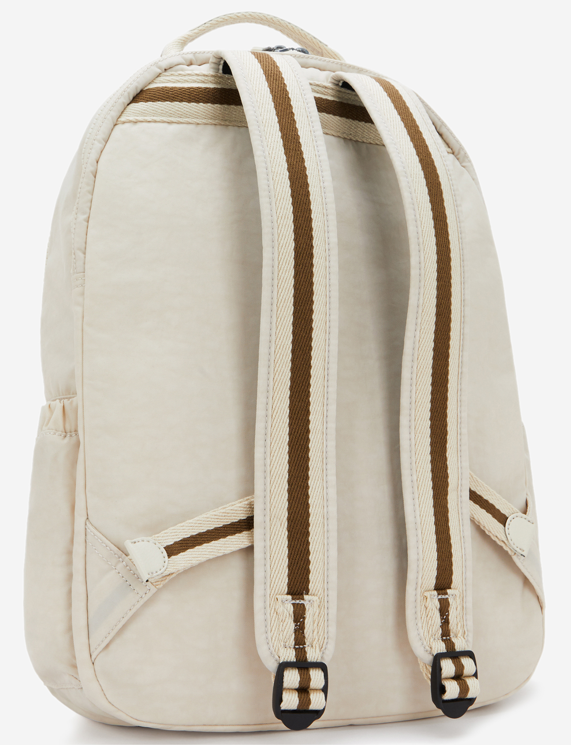 Kipling Seoul Lap backpack with laptop protection, Soft Sand, large - side view