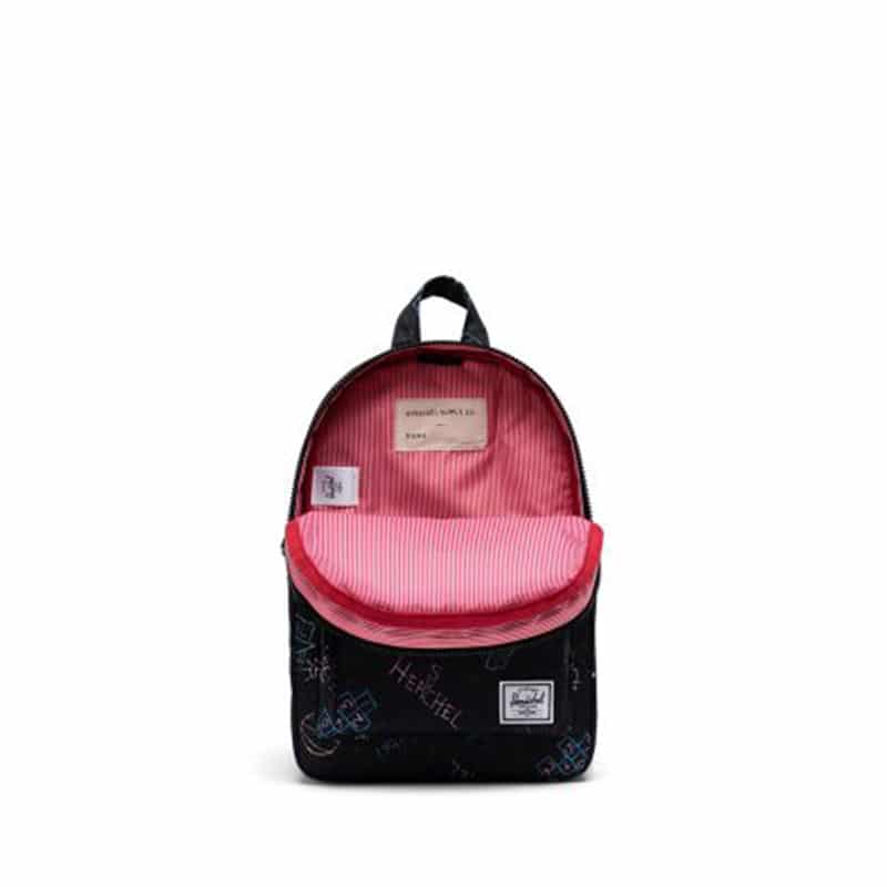 Herschel Heritage Kids Backpack in Asphalt Chalk, side view