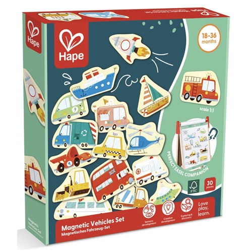 Hape - Magnetic Vehicles Set Hape - Magnetic Vehicles Set