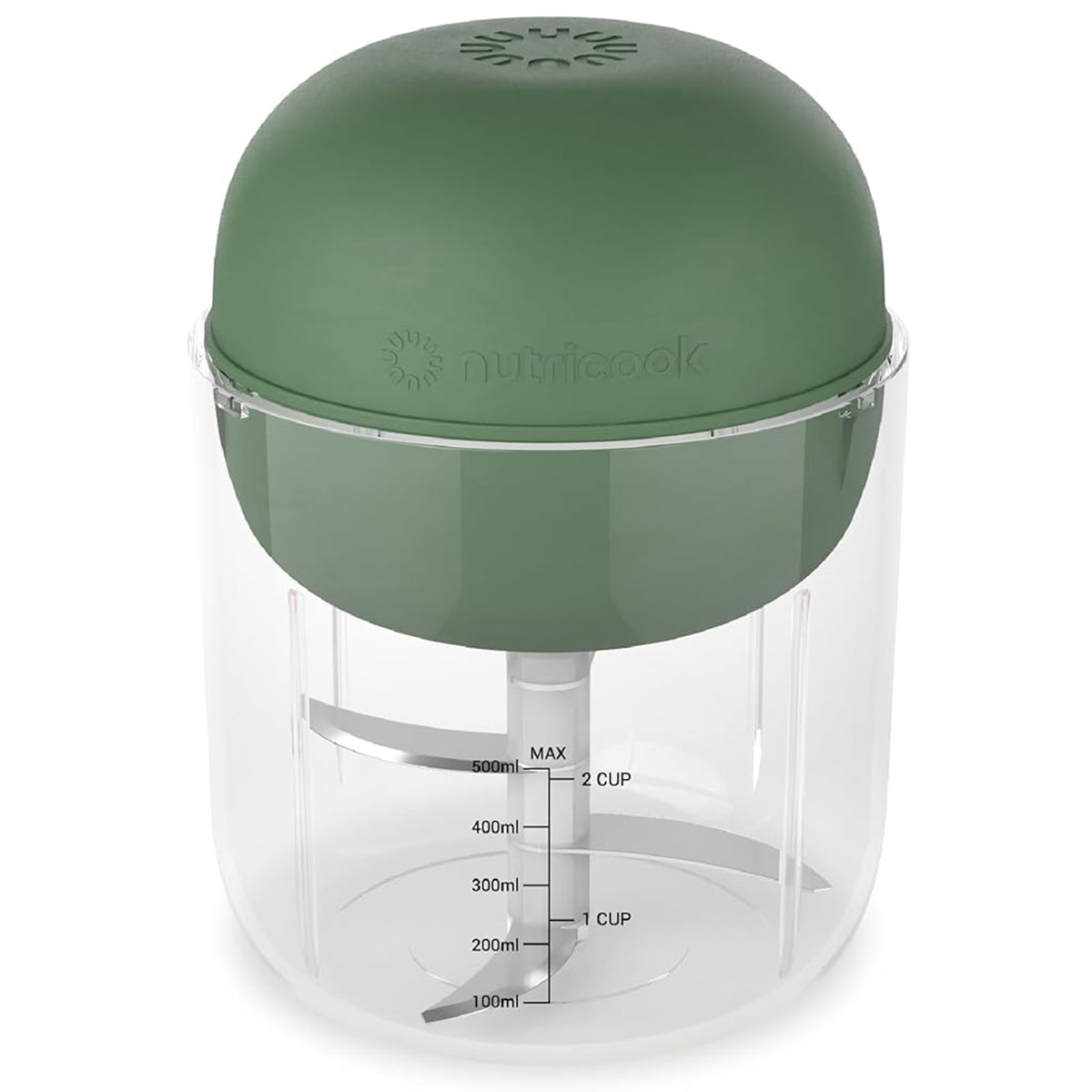 Nutricook - Choppi Rechargable Chopper | 500ml | Green Nutricook - Choppi Rechargable Chopper | 500ml | Green