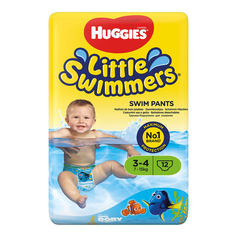 Huggies Little Swimmers - 20 Swim Pants | Size 3-4 | 7-15KG Huggies Little Swimmers - 20 Swim Pants | Size 3-4 | 7-15KG