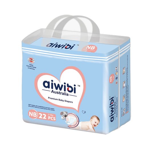 Aiwibi Diapers Size 1 | Newborn (< 5 kg) | 22 Count