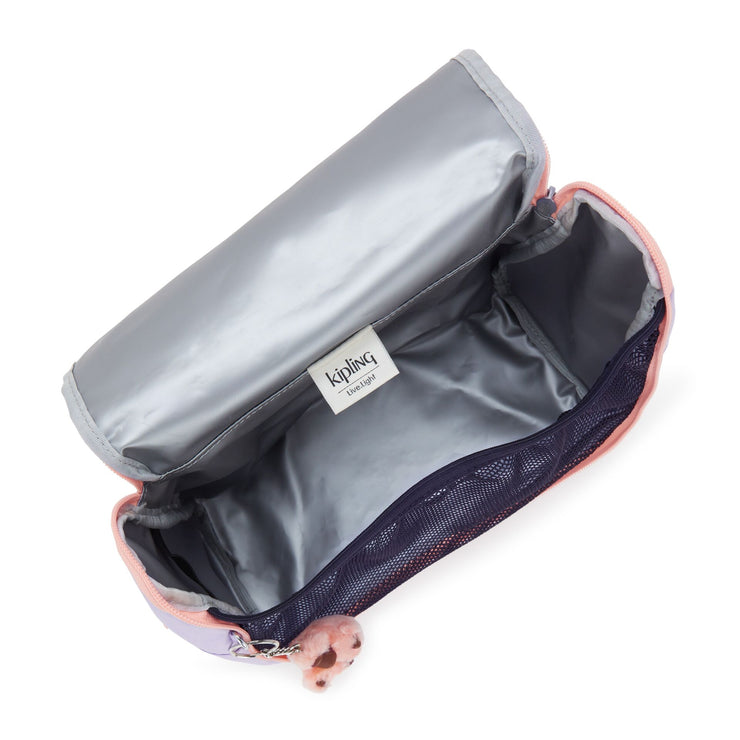 Kipling Kichirou Insulated Lunch Bag Endless Lilac C - Large - detail view