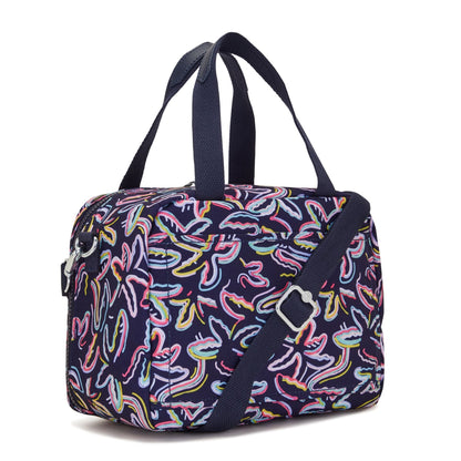 Kipling MIYO Insulated Lunch Bag Palm Fiesta Print - side view